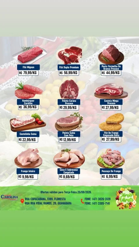 Encarte Supermercado Carolina