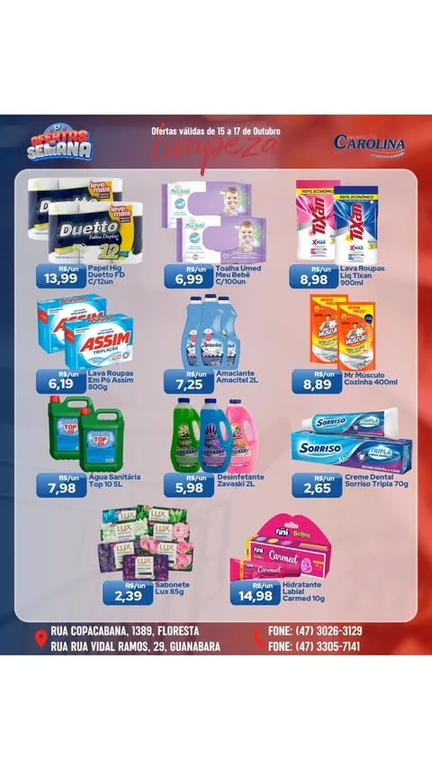 Encarte Supermercado Carolina