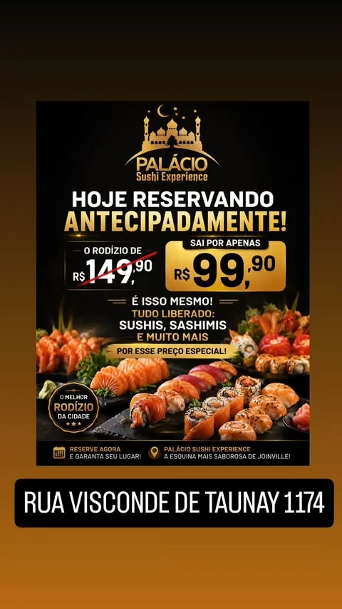 Encarte Palácio Sushi House