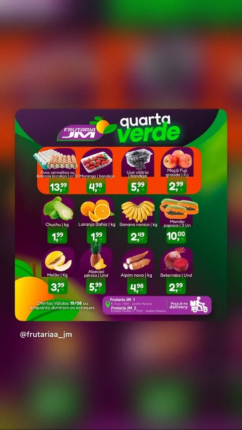 Encarte Frutariaa JM