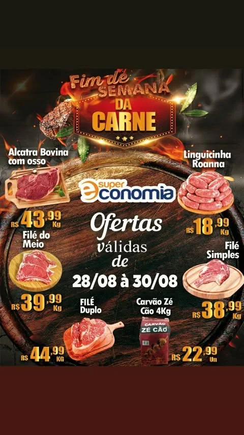Encarte Supermercados Economia