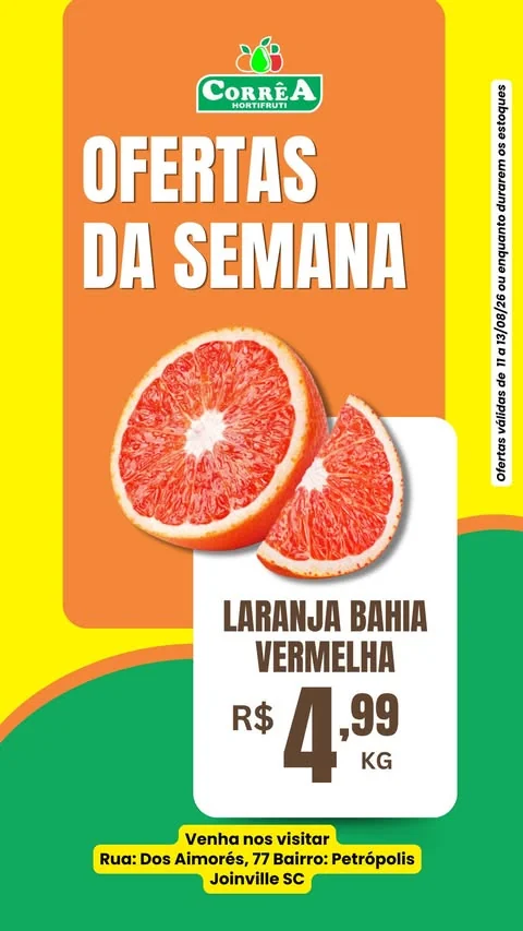 Encarte Hortifruti correa