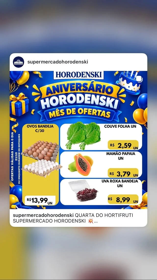Encarte Supermercado Horodenski