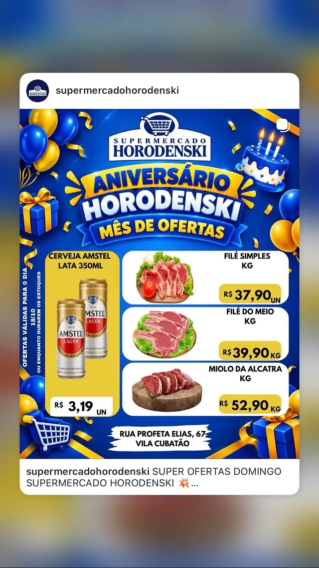 Encarte Supermercado Horodenski