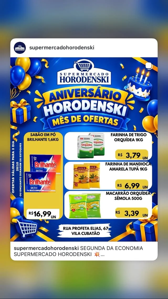 Encarte Supermercado Horodenski