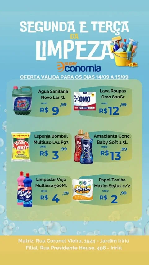 Encarte Supermercados Economia