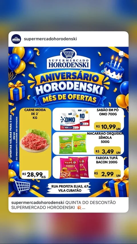 Encarte Supermercado Horodenski