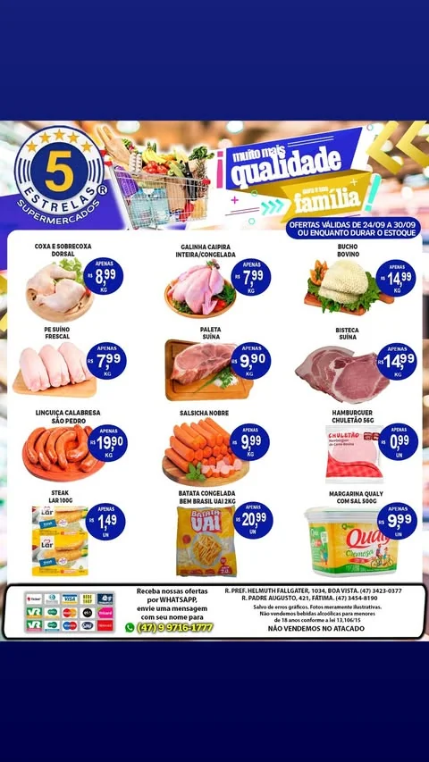 Encarte Supermercados 5 Estrelas