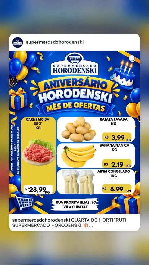 Encarte Supermercado Horodenski