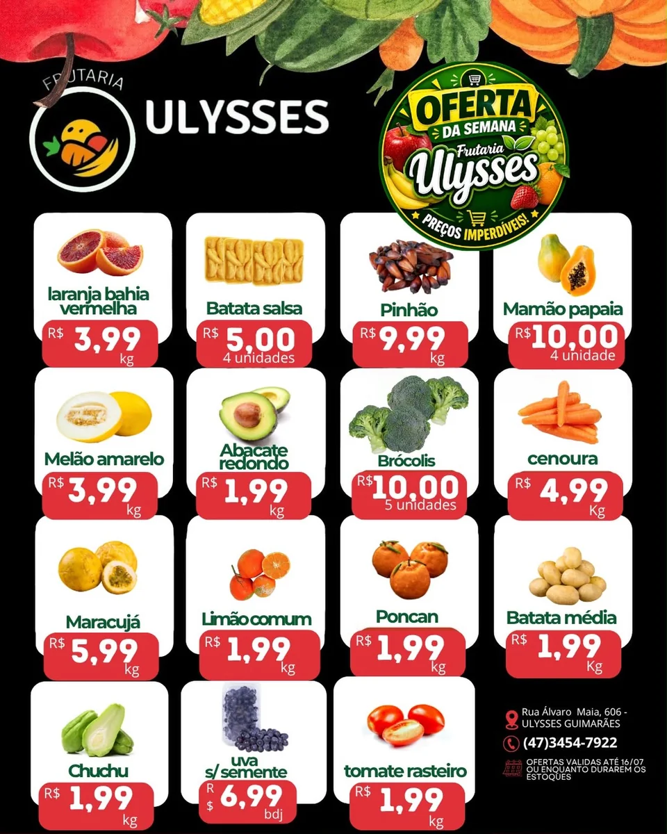 Encarte Frutaria Ulysses