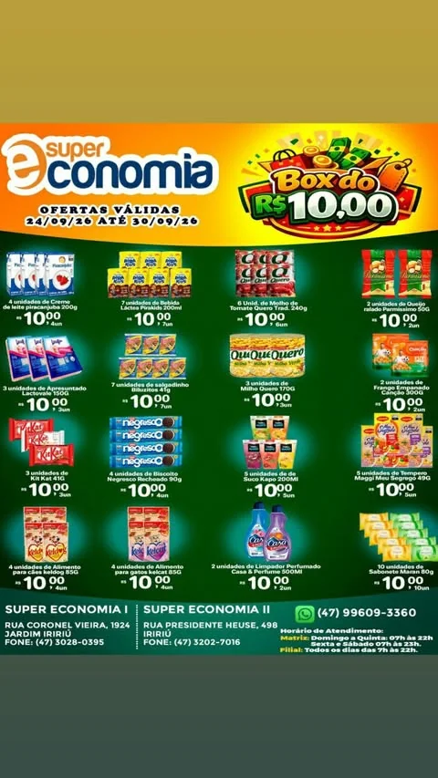 Encarte Supermercados Economia