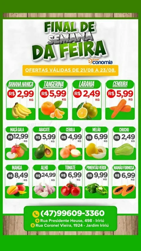 Encarte Supermercados Economia