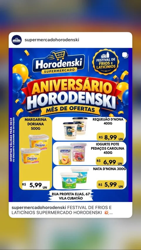 Encarte Supermercado Horodenski