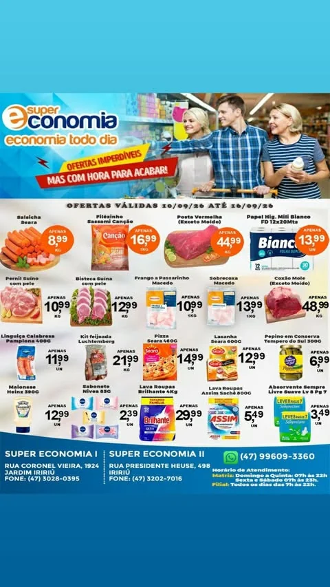 Encarte Supermercados Economia