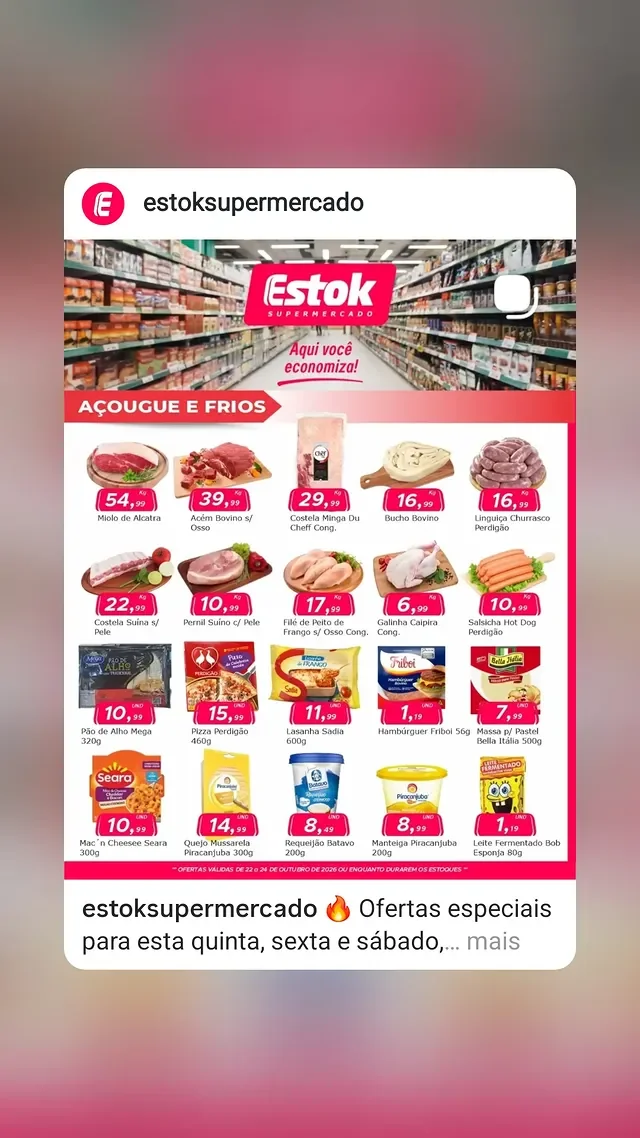 Encarte Estok Supermercado