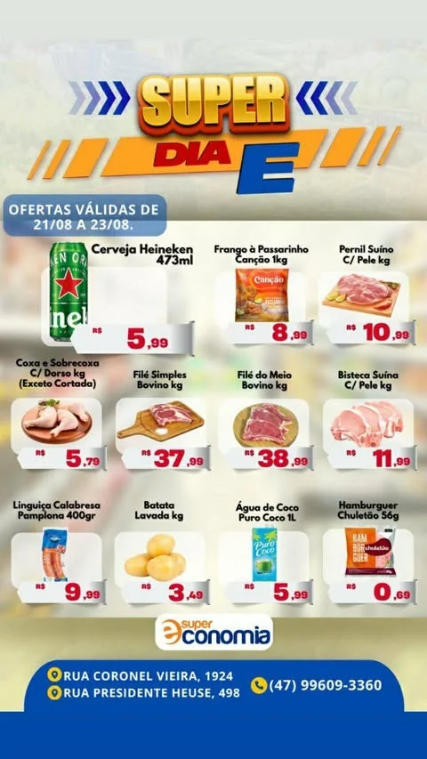 Encarte Supermercados Economia