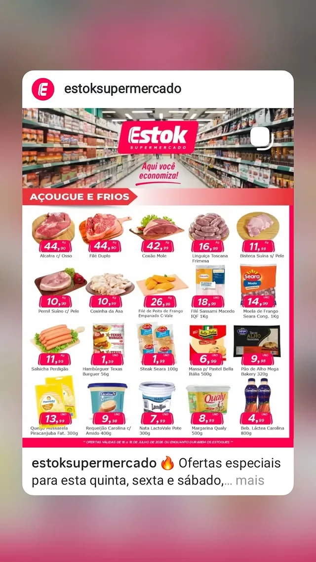 Encarte Estok Supermercado