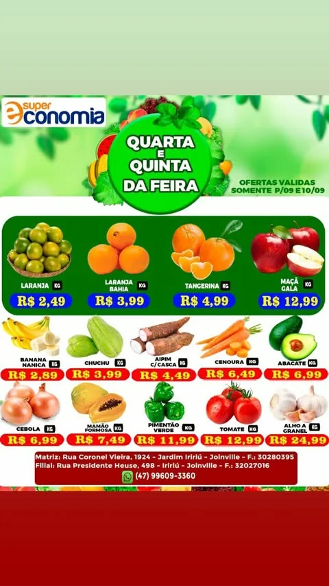 Encarte Supermercados Economia