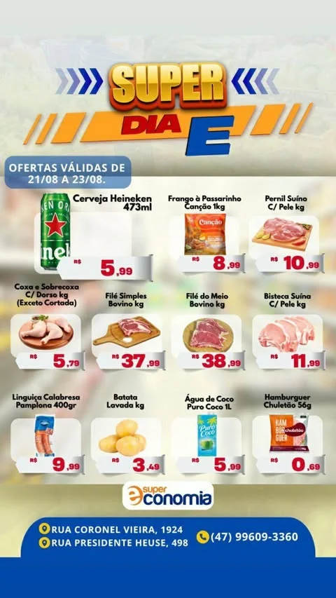 Encarte Supermercados Economia