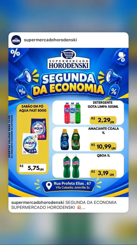 Encarte Supermercado Horodenski