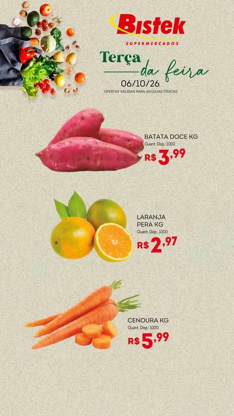 Encarte Bistek Supermercados