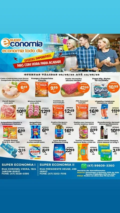 Encarte Supermercados Economia