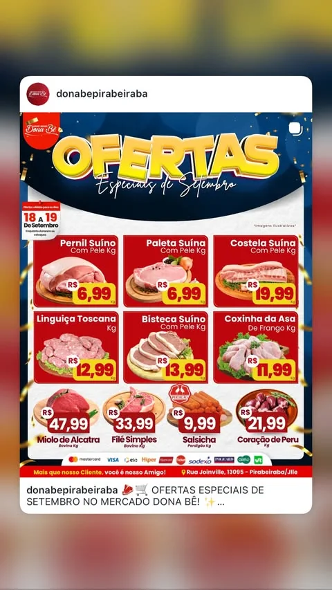 Encarte Supermercado Dona Bê