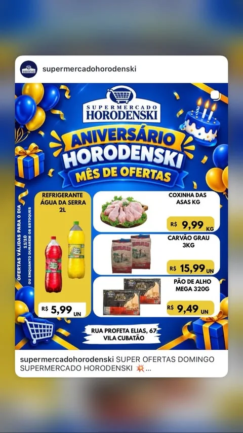 Encarte Supermercado Horodenski