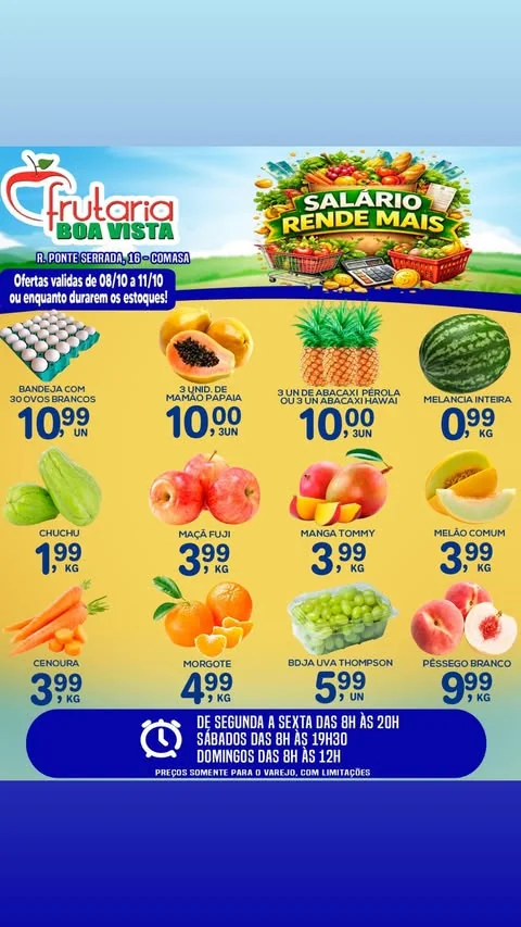 Encarte Frutaria Boa Vista