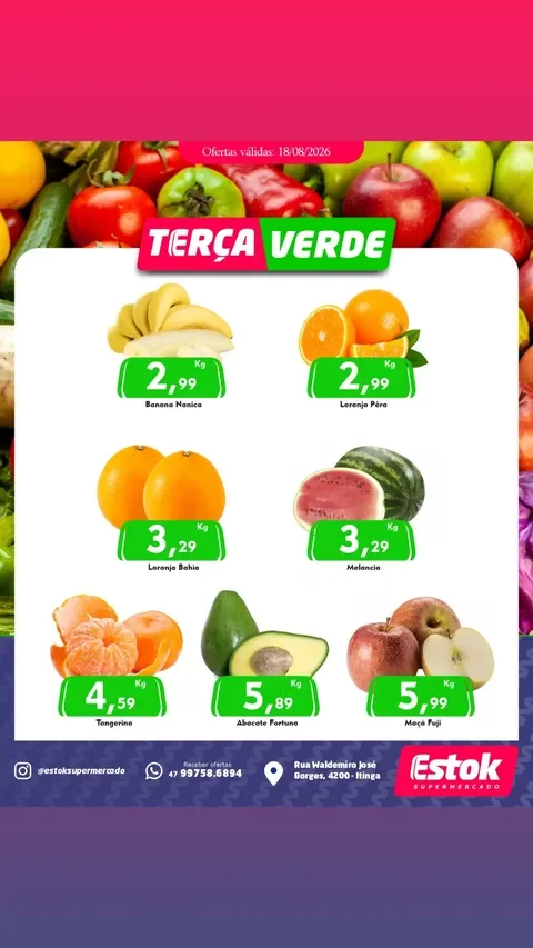Encarte Estok Supermercado