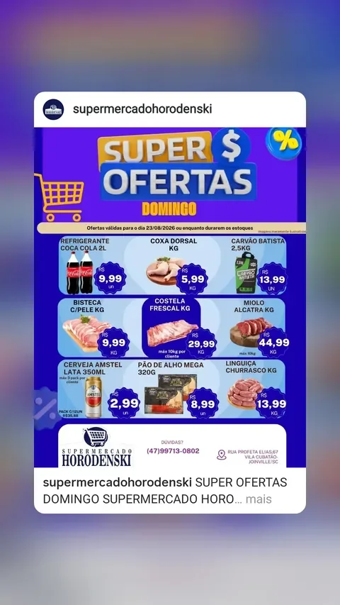Encarte Supermercado Horodenski
