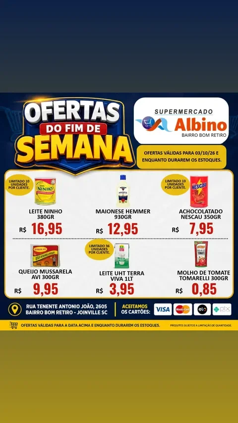 Encarte Supermercado Albino