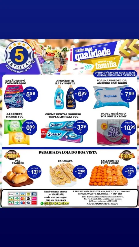 Encarte Supermercados 5 Estrelas