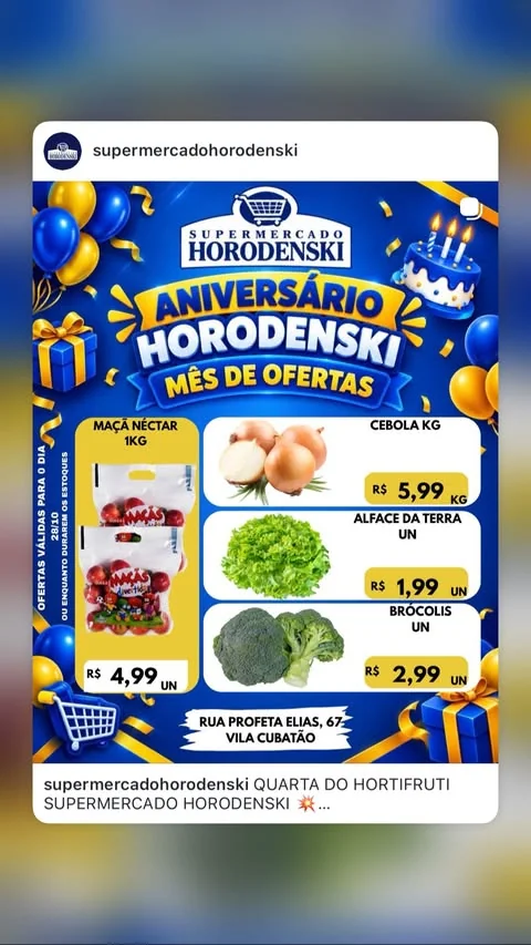 Encarte Supermercado Horodenski
