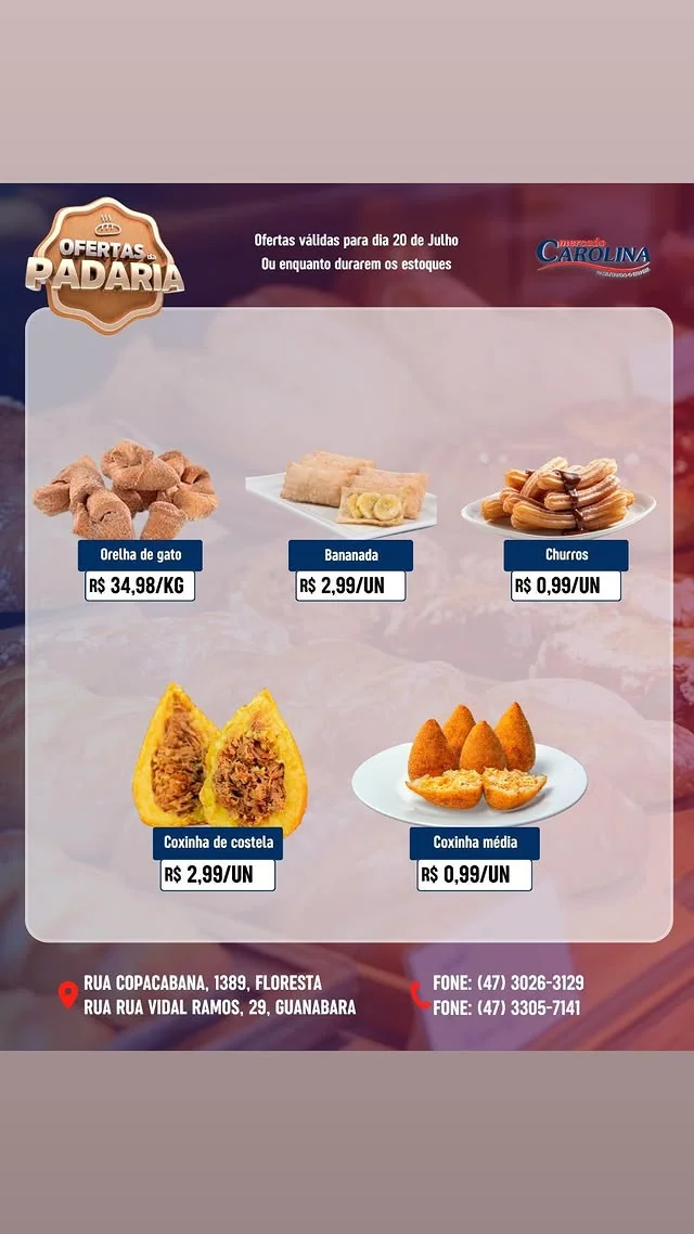 Encarte Supermercado Carolina