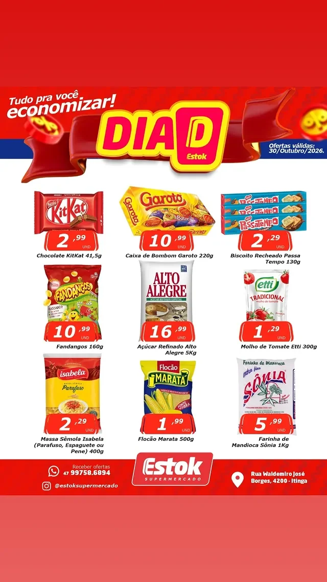 Encarte Estok Supermercado