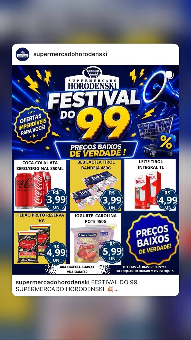 Encarte Supermercado Horodenski