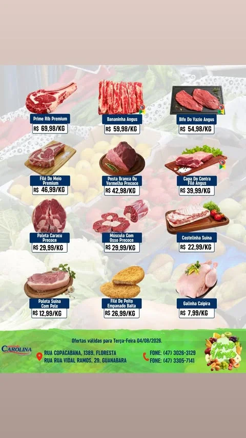 Encarte Supermercado Carolina