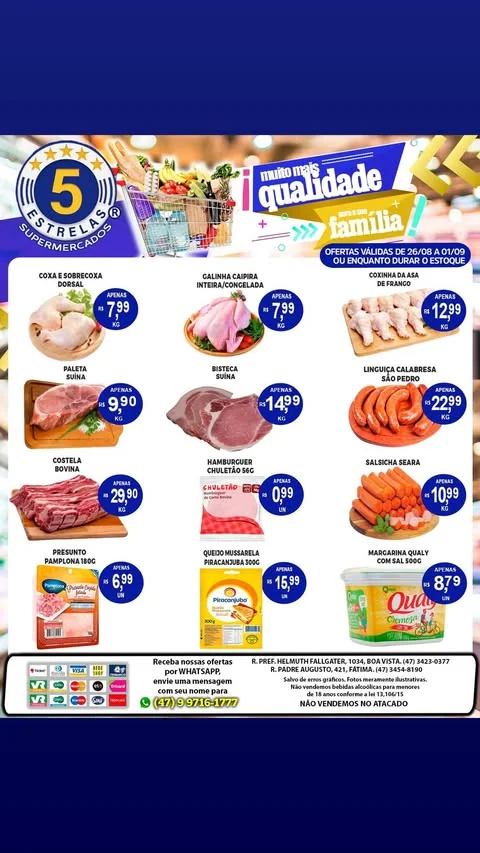 Encarte Supermercados 5 Estrelas