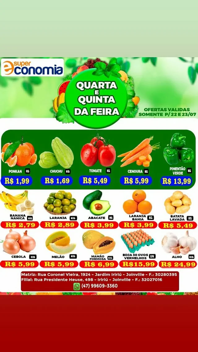 Encarte Supermercados Economia