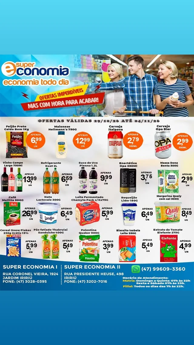 Encarte Supermercados Economia
