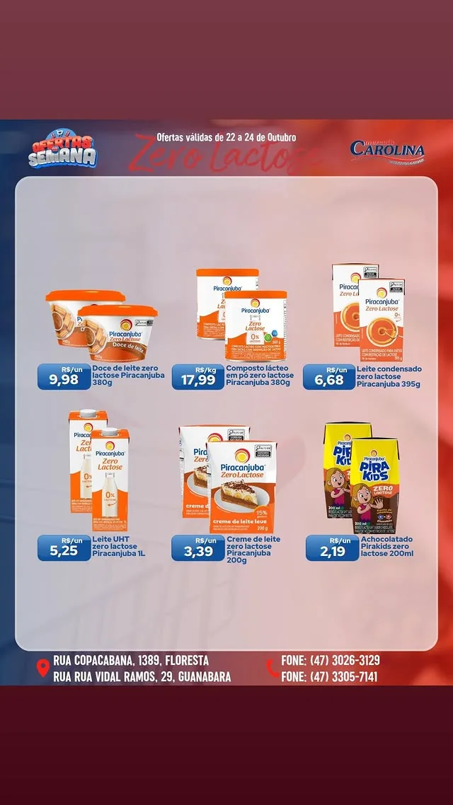 Encarte Supermercado Carolina