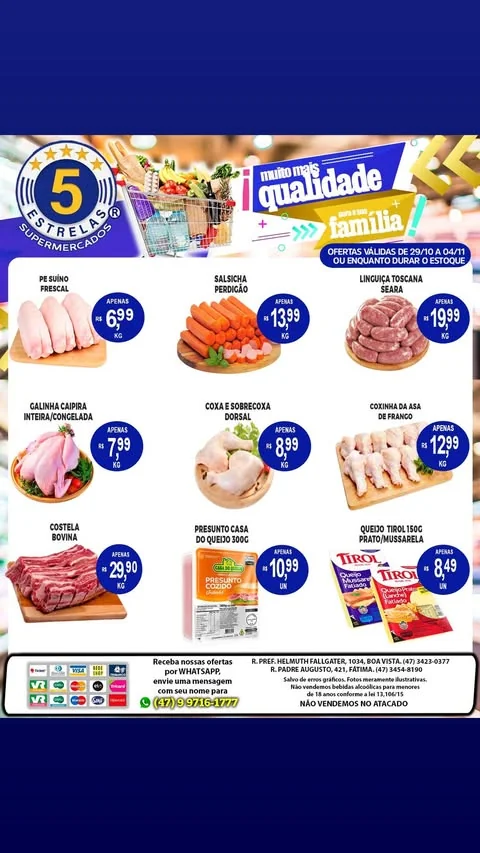Encarte Supermercados 5 Estrelas