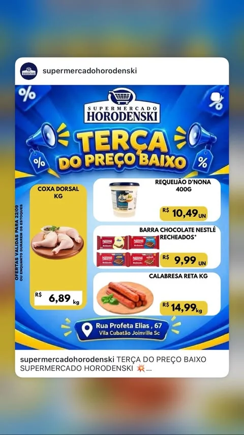 Encarte Supermercado Horodenski