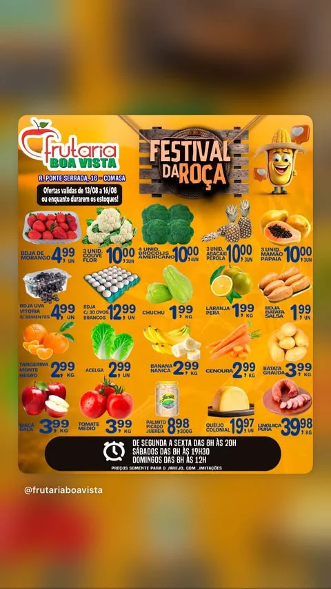 Encarte Frutaria Boa Vista