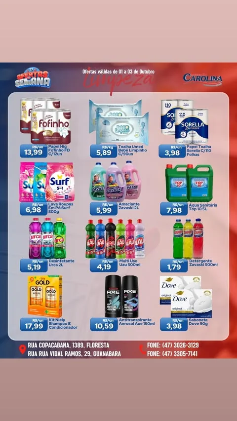 Encarte Supermercado Carolina