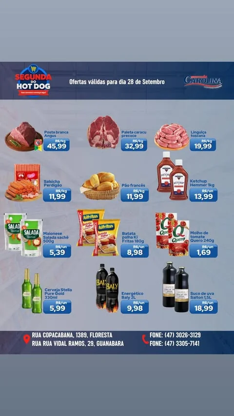 Encarte Supermercado Carolina