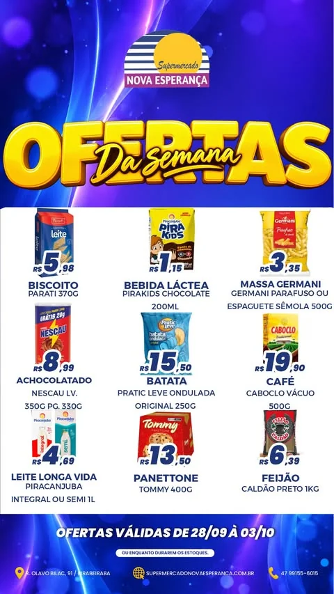 Encarte Supermercado Nova Esperanca