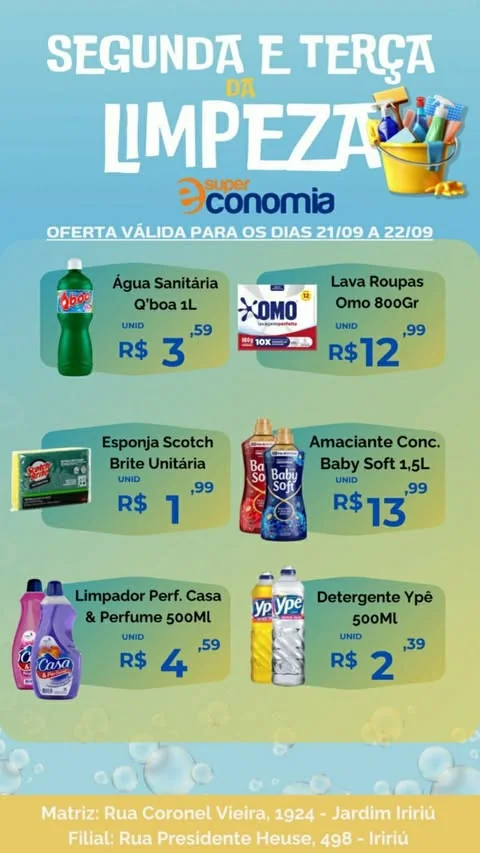 Encarte Supermercados Economia