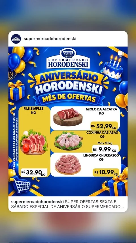 Encarte Supermercado Horodenski